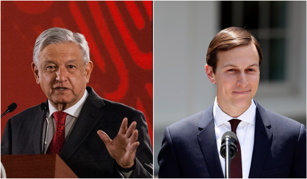 Trump envió anoche a su yerno, Jared Kushner, a hablar con AMLO