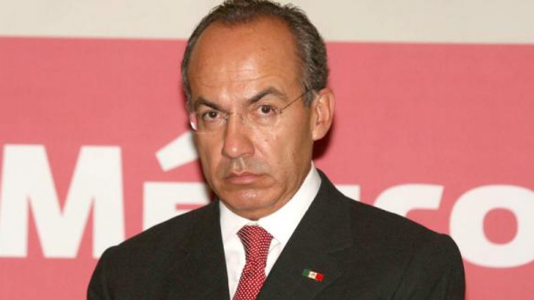 FELIPE CALDERÓN SE ENOJA POR ABUCHEOS EN CONTRA DE LÓPEZ OBRADOR