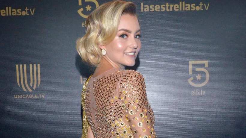 Así era el vestido de Angelique Boyer y así se lo puso