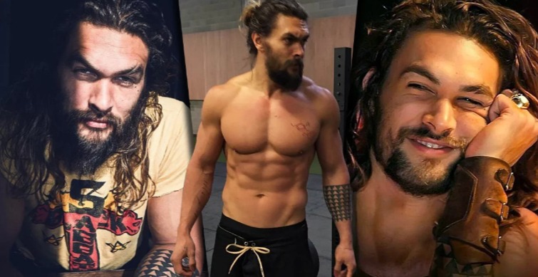 Jason Momoa, se quitó la barba y sigue increíble