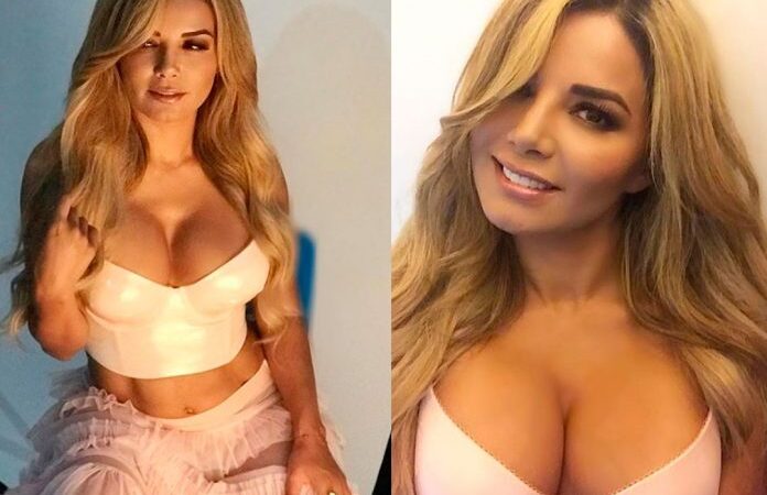 Aleida Nuñez se pone hot con tremendo escote y ropa intima minúsculas