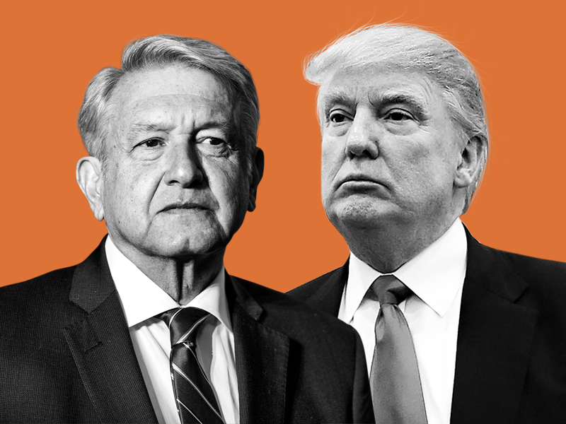 Choca nuevamente AMLO con Trump por Venezuela