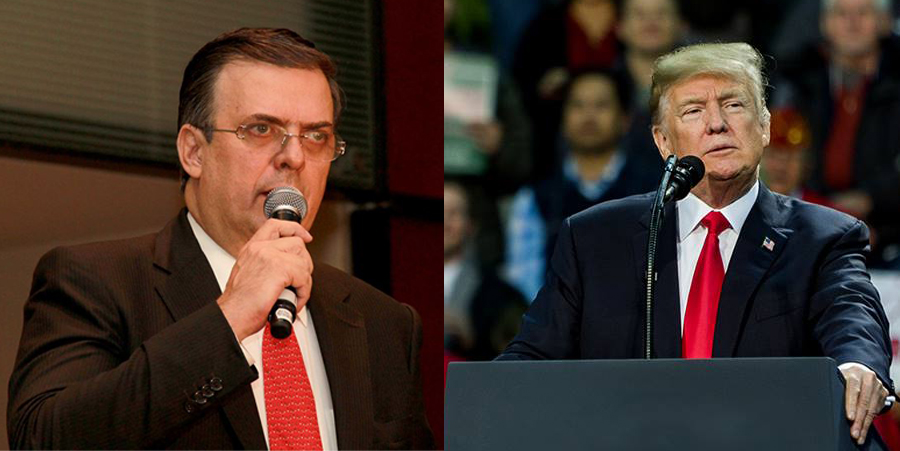 NUNCA INVITAREMOS A DONALD TRUMP MIENTRAS AMLO SEA PRESIDENTE: EBRARD