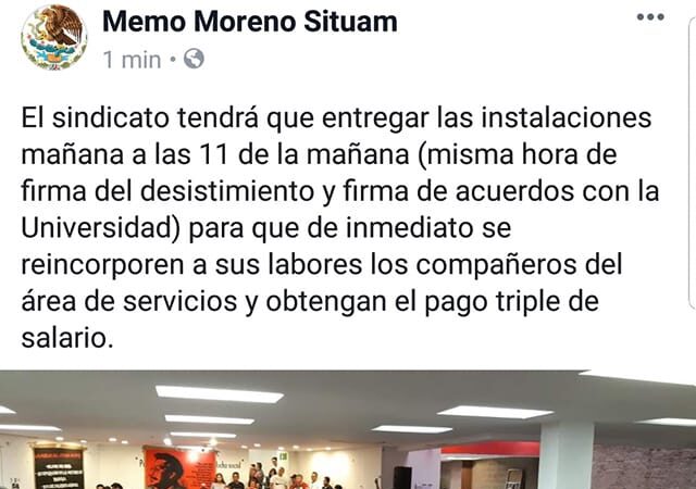 Termina huelga en la UAM, mañana se reanudan actividades