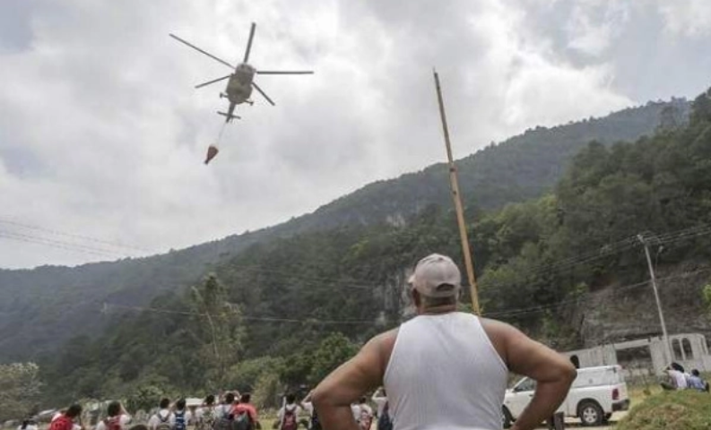 7 muertos en caída de helicóptero de la Secretaria de Marina