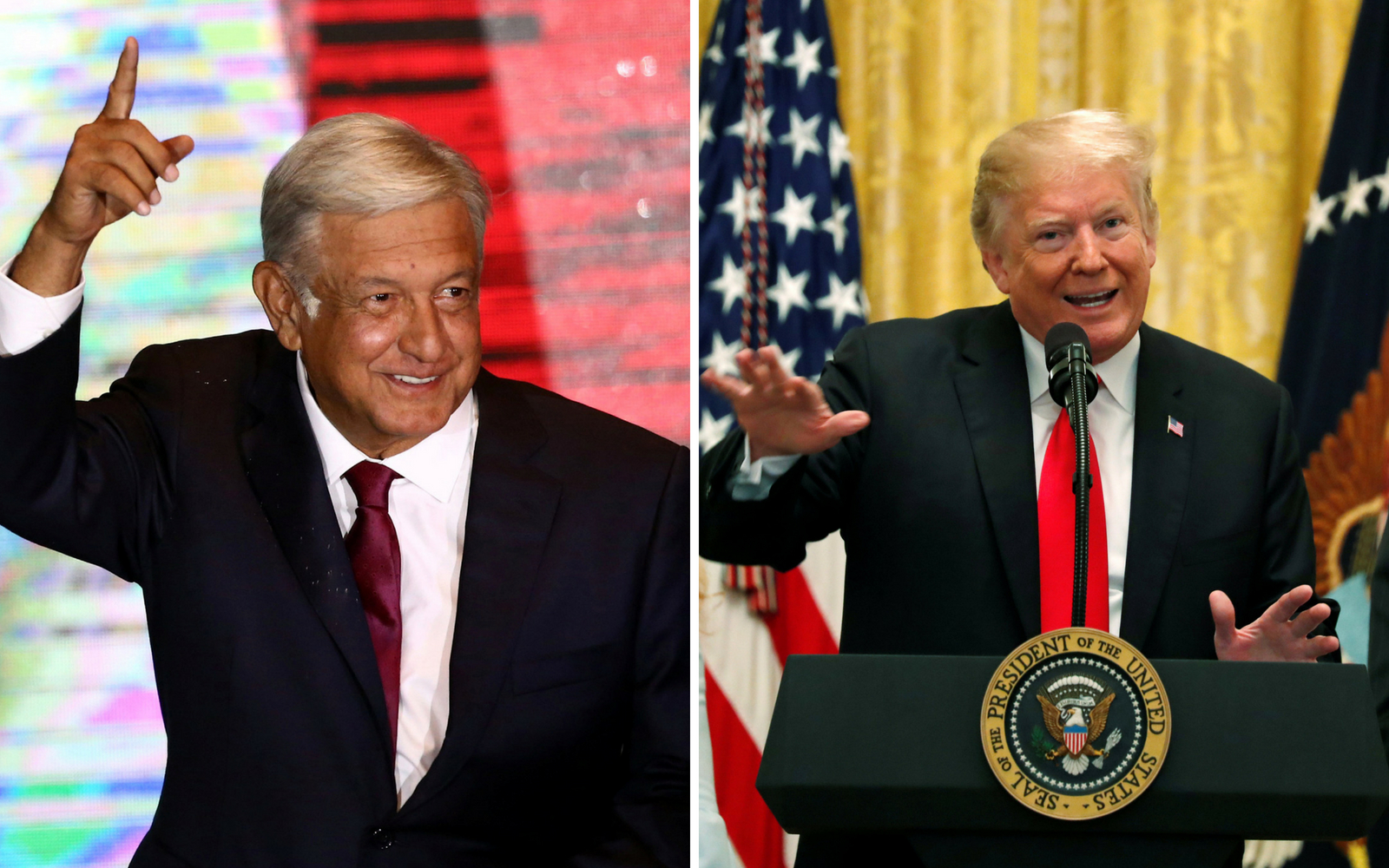 Desestima AMLO acciones y dichos de Donald Trump hacia México “por tiempos electorales” en USA