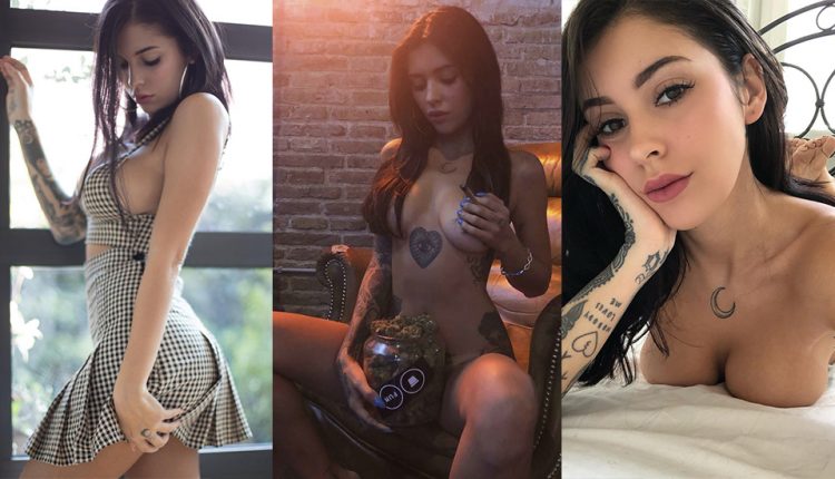 A la Suicide Girls, Sara Calixto no le interesa nada mas que la lencería y la marihuana