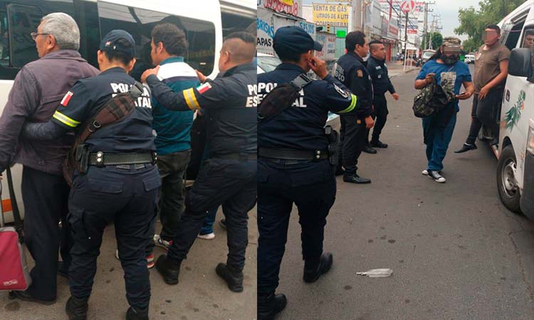 Detienen a 11 en operativo contra robo a transporte público en Edomex