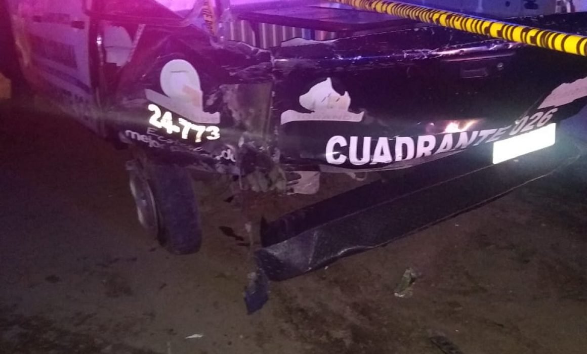 POLICÍA DE ECATEPEC MUERE ARROLLADO EN LA TEXCOCO-LECHERIA