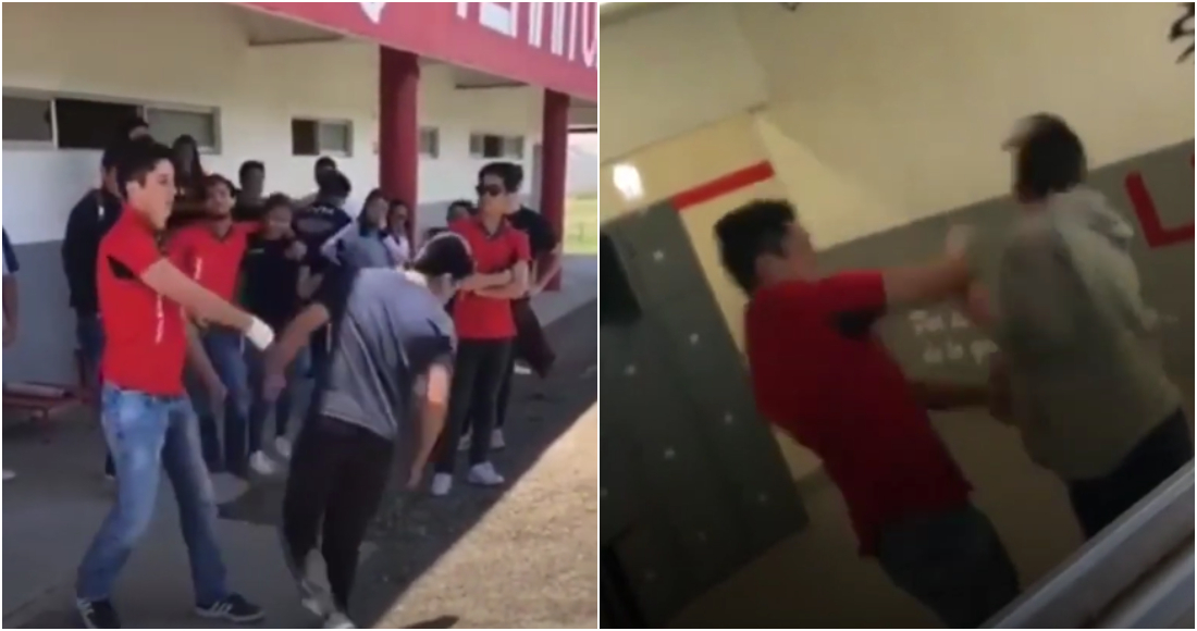 Un estudiante golpea a sus compañeros de universidad en Coahuila | Vídeo