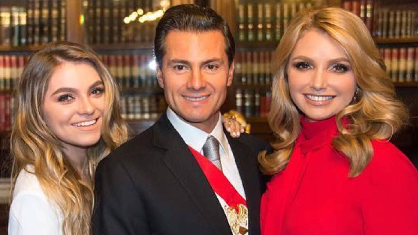Hija de Angélica Rivera fue criticada por usar un collar con la imagen del santo de los narcos