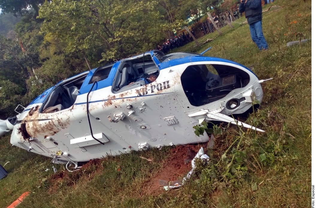 Derriban helicóptero a causa de enfrentamiento entre militares y criminales