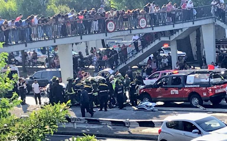 Dos descabezados en Viaducto este día y dos menores heridos