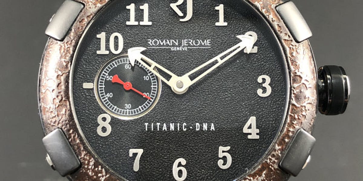 El reloj hecho con restos del Titanic y su relación con el mundo del narco