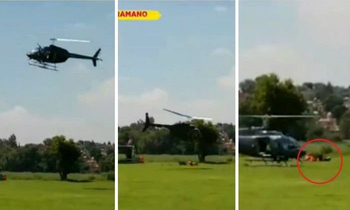 Imágenes filtradas de accidente con helicóptero en El Señor De Los Cielos 7