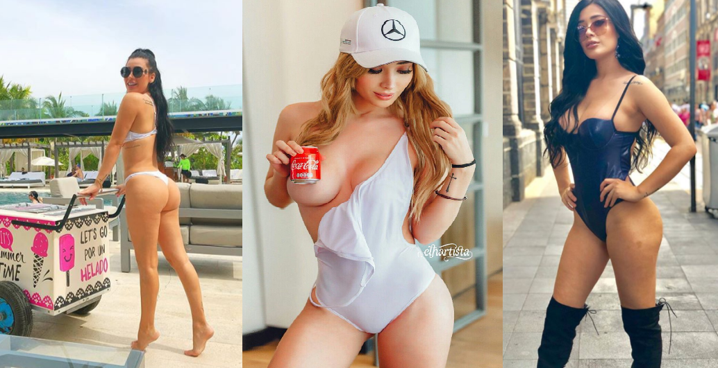 Brenda Zambrano y sus candentes postales enseñándolo todo