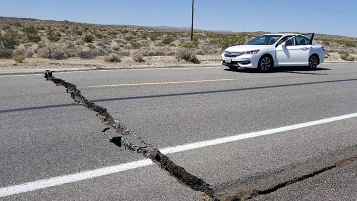 Primeras imágenes del terremoto en California