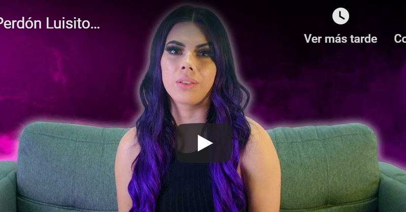 ¿De que te disculpas, mujer? Lizbeth pide perdón a Luisito