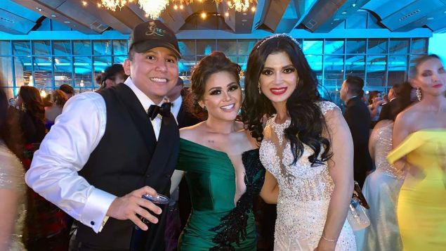 Gomita, de las mas guapas en la Boda de Edwin&Kimberly