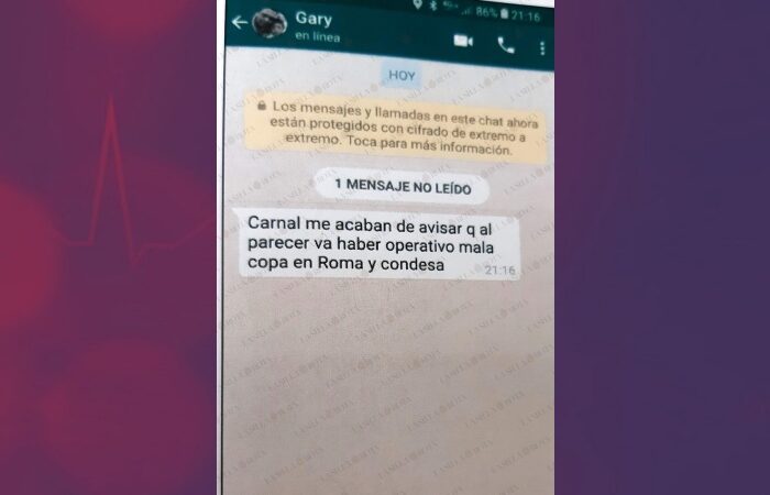 Se difunden los mensajes de whats de El Axel, el líder fresa de La Unión