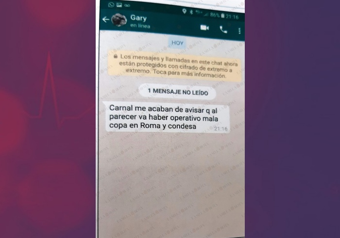 Se difunden los mensajes de whats de El Axel, el líder fresa de La Unión