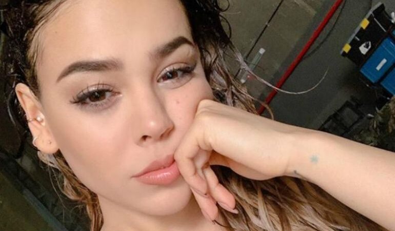 Danna Paola se desnuda para celebrar sus 9M de suscriptores