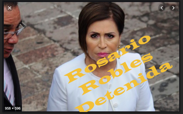 Rosario Robles va a prision en Santa Martha #ultimomomento