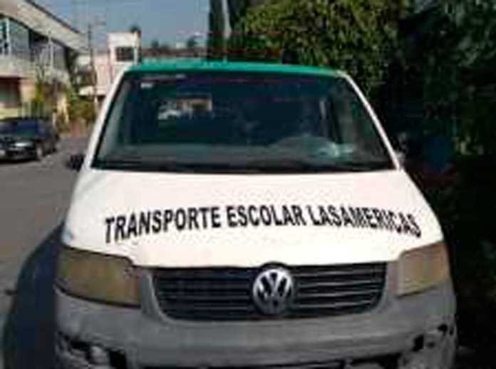 Estos ladrones robaban en transporte escolar en Ecatepec