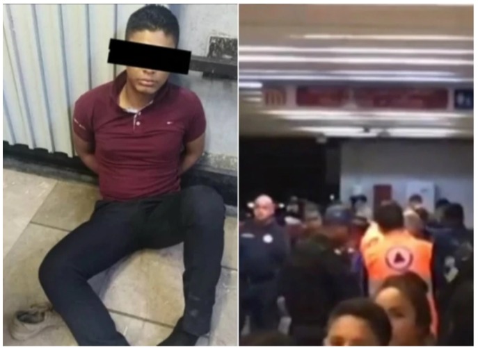 Ebrió mató a un trabajador del metro en la CDMX cuando intervino por molestar a varias mujeres