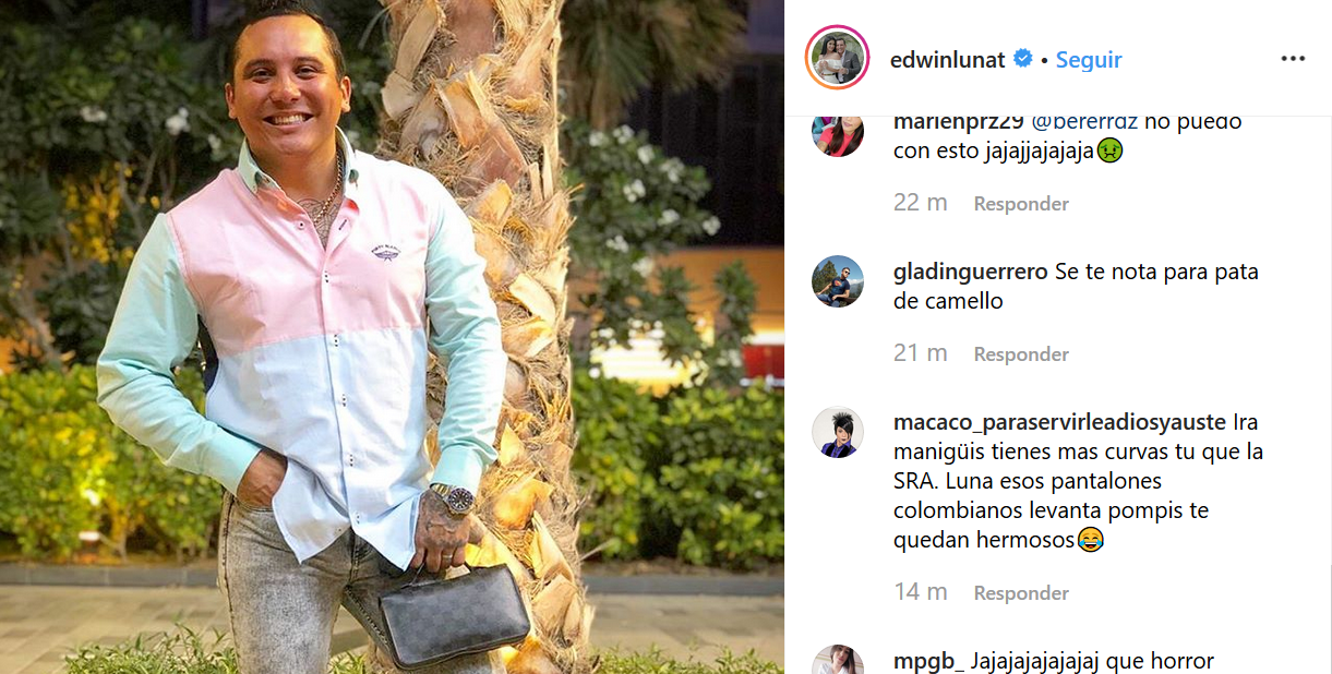 En Dubai, critican pantalón pegado de Edwin Luna