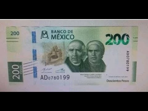 Nuevo billete de 200 pesos llegará en septiembre