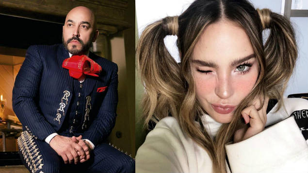 Lupillo Rivera se tatuó la cara de Belinda en el brazo