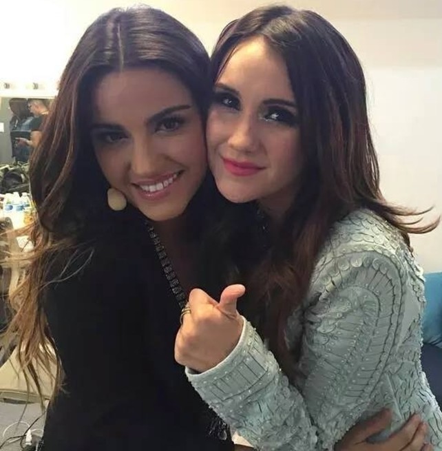 Maite Perroni y Dulce María si que son REBELDES  al posar en lencería transparente