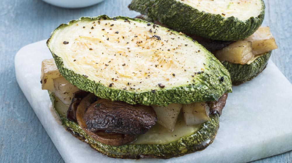 RECETA CENA: Sándwich de calabacitas y champiñones al bálsamo