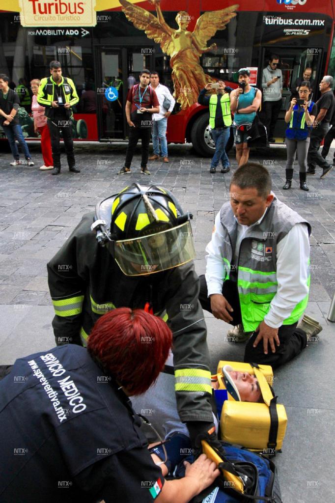 26 lesionados durante #MacroSimulacro19