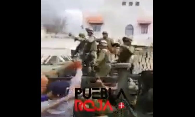 Fuerte enfrentamiento del ejercito en contra de huachicoleros en el estado de Puebla