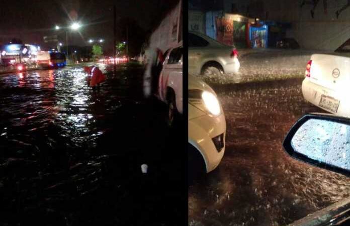 Una colonia por Aragón Ecatepec sufrió encharcamientos severos