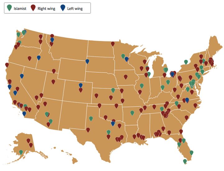 La mayoría de los terroristas de Estados Unidos son blancos y no musulmanes