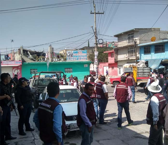 Gobierno de Ecatepec libera calles para la circulación; la rata escapaba por esos lugares