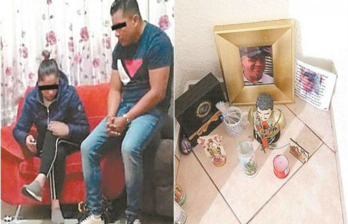 La Lili y El Cindy, según vecinos parecían normales: Tenían un altar de El Ojos