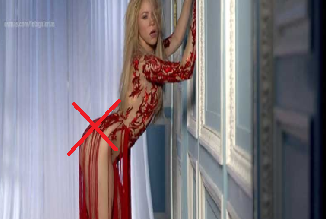 Shakira y el Instagram que la delatan de no tener ese famoso y abundante trasero