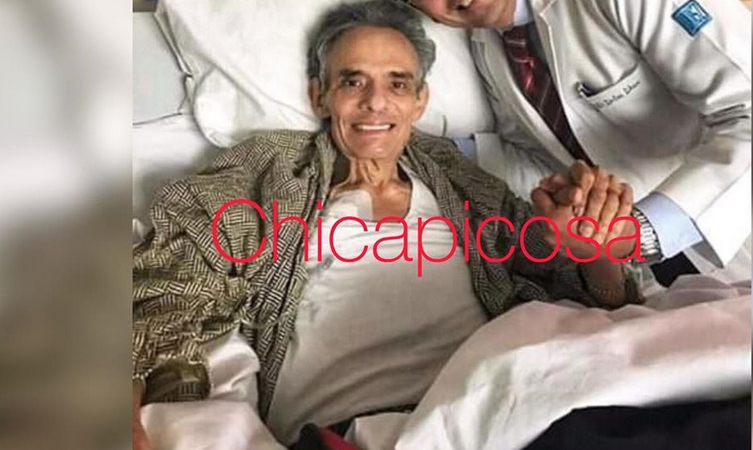 Esta es la ultima foto de José José, así se veía de delgado ya