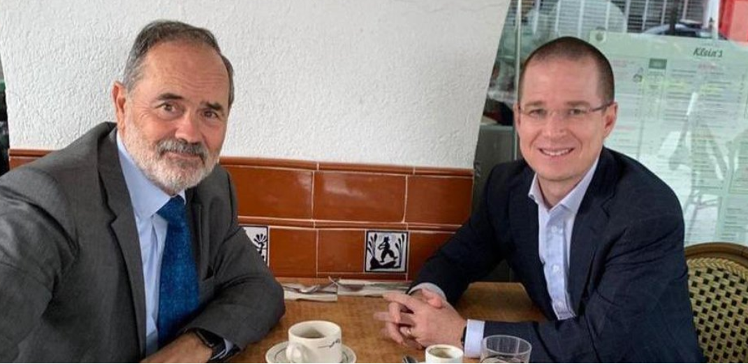 El profesor Ricardo Anaya y Gustavo Madero se reunieron en Polanco