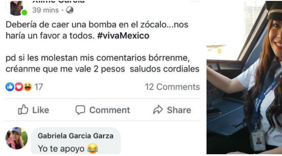 ¿Prepara Interjet despido de “piloto terrorista” por declaración en Facebook?