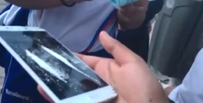 VIDEO | Graban en Querétaro a estudiantes inhalando cocaína; investigan