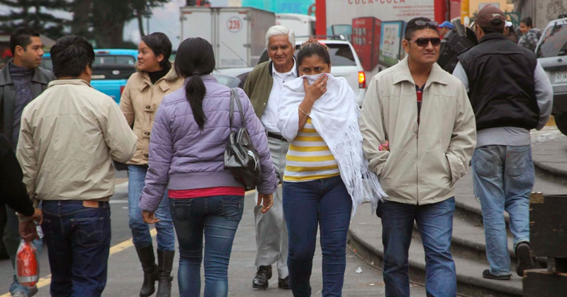 Llega a México el primer frente frío de la temporada 2019-2020