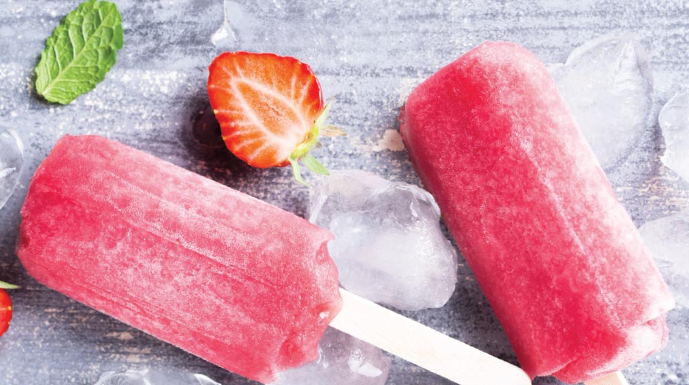 RECETA POSTRE: Paleta De Fresa Con Limón