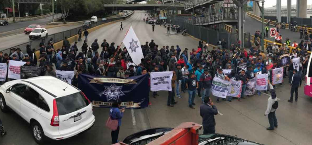 Federales, los que bloquearon accesos al Aeropuerto hoy en CDMX