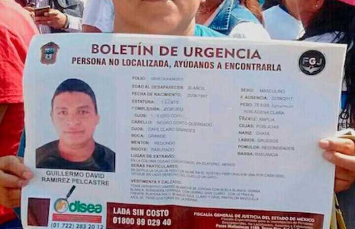 Guillermo David, desaparecido en Ecatepec sigue siendo buscado por su madre hace 2 años