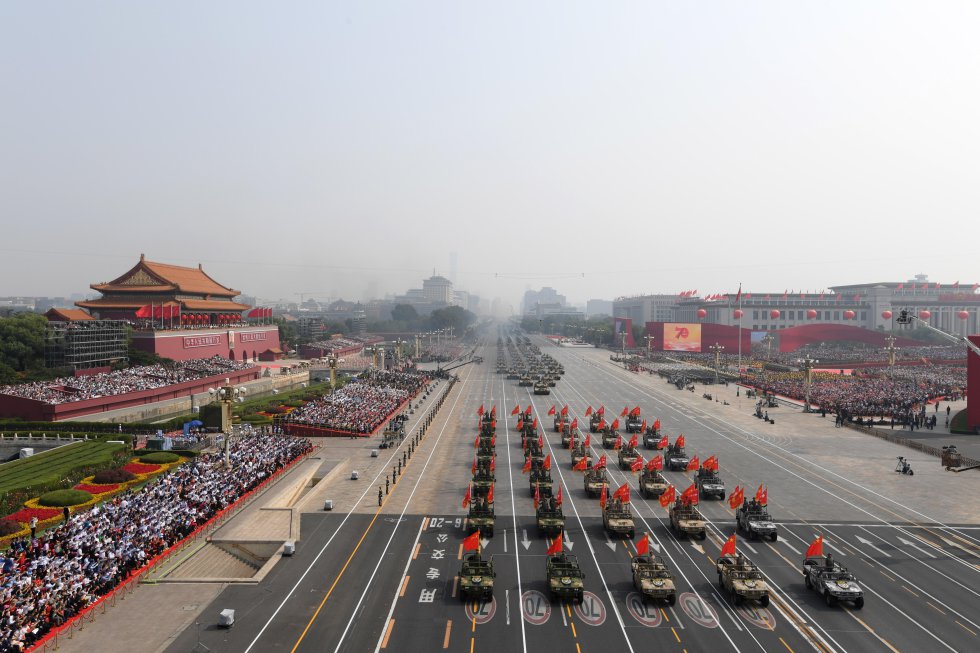 “El mayor desfile militar de la historia de China, en imágenes